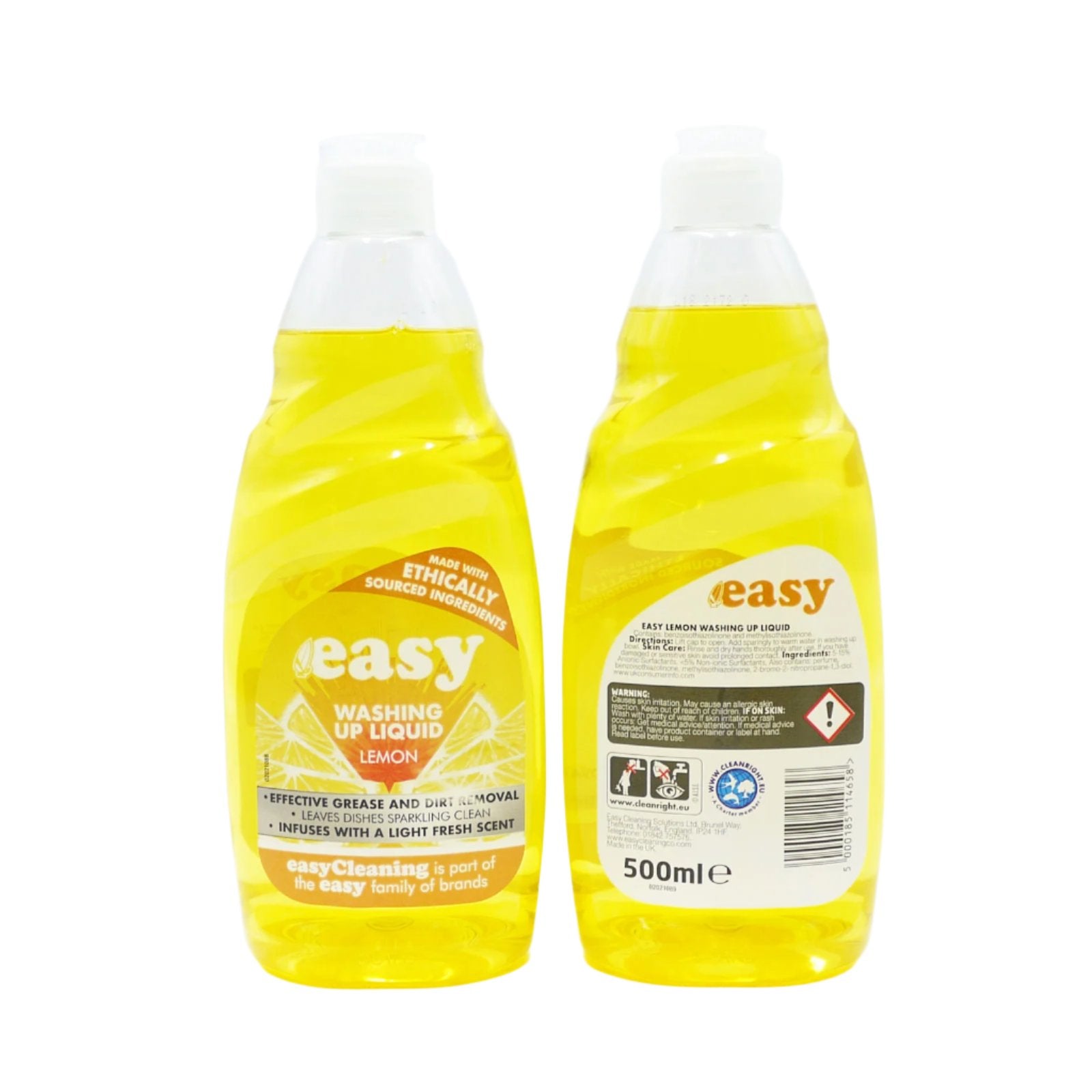 Best Easy Washing Up Liquid Lemon 500ml | High Quality Dish Washing Product Online - Product Image Best Easy Washing Up Liquid Lemon 500ml | High Quality Dish Washing Product Online - Product Image